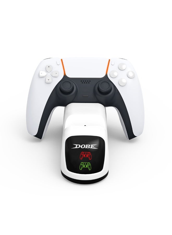 Dobe Charging Dock fro Dualsense PS5 Controlle TP5-0515X for PS5 - White - Image 2
